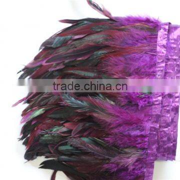 Wholesale Rooster Synthetic Feather Trim For Ribbon photo-5