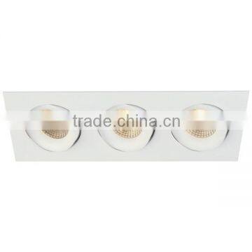 IP Rated Rotatable Dimmable 3*8W COB LED Downlight photo-2