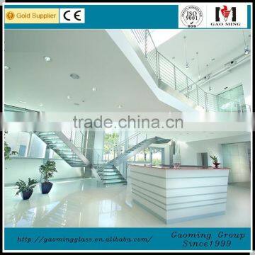 Gold supplier in Alibaba for 11 years stainless steel glass staircase with many designs/Low price/high quality GM-C300