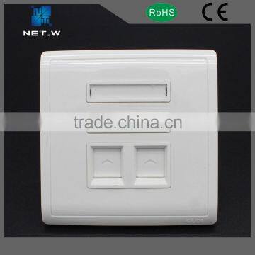 RJ45 Single Module keystone jack Faceplate