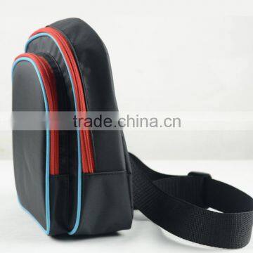 Young Man Soft Leather Pu Single Strap Sling Chest Pack Bag photo-2