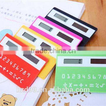Promotional Gift Solar Power and Card Shape Mini Scientific Calculator / Electronic Gift Logo Custom Printed OEM Manufacturer photo-6