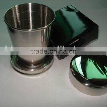 Hot Sale! Stainless Steel 304 Round Laser Logo Folded Cup photo-6