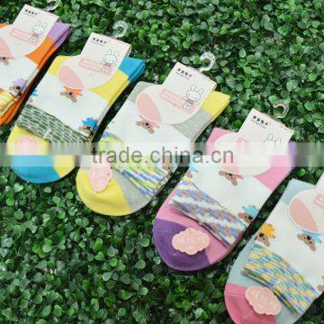 2015 New Arrival Bear Design Cotton Socks for Girls and Women School Socks photo-3