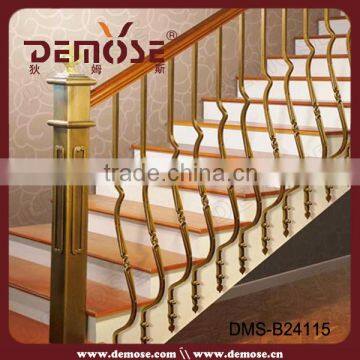 curved wrought iron stairs railing for loft railings