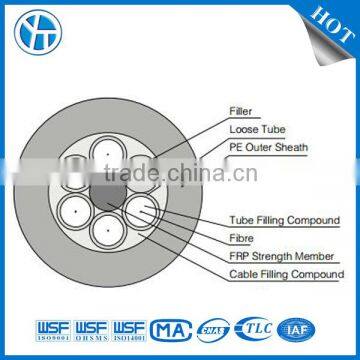 stranded loose tube cable with non-metallic strength member GYFTY