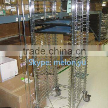 Stainless Steel Tray Cart,30 Trays Cart and ESD Electronic Tray Cart