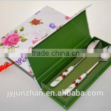 Factory-sell Ceramic Handle Gift Cutlery With Low Price and High Quality photo-6