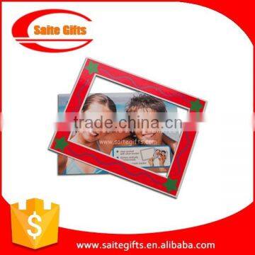 Promotional customized flexible rubber photo frame magnet