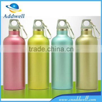 Outdoor 500ml vacuum insulated stainless steel sport drinking bottle