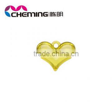 wholesale fashion accessory clear hollow plastic heart bead