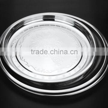 Wholesale New China Tableware Stainless Steel Steak Plate photo-3