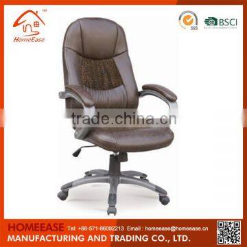 High Back Ergonomic Executive Leather Office Chair With Footrest photo-6