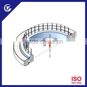 Single-row four point contact slewing bearing for crane