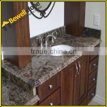 USA hotel project bathroom bullnose marble vanity top