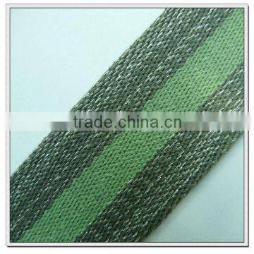 1.5 inch wide striped cotton webbing ,38mm cotton strap belt