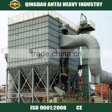 Dust collector system with hopper