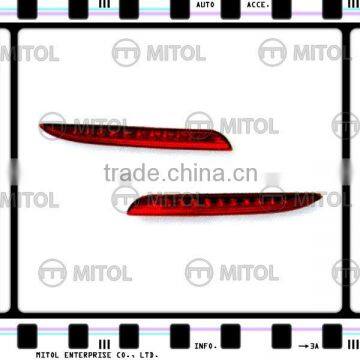 For Mazda 3 4D/5D LED Rear Bumper Reflector 10-ON -Red Lens Turn Light