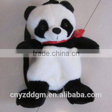 plush bear backpack/plush animal backbags/plush panda backpack