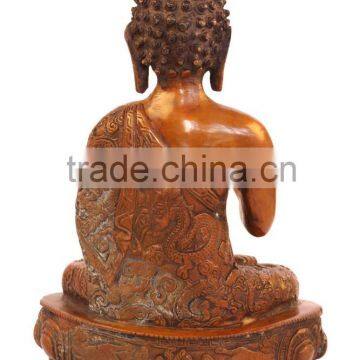 Blessing Buddha Sitting on Base 12" photo-3