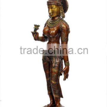 Welcome Lady With Flower in Hand 43" photo-2