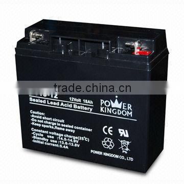 12V18AH High rate SLA battery VRLA Battery with 12V Voltage, 18Ah High-rate Capacity and T3/T10 Terminal Type