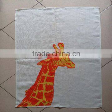 Kitchen Digital Printed Linen Tea Towel for Home Decorationl&gift,animal-giraffe Design-1