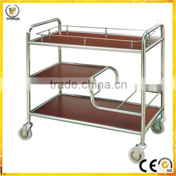 steel& wooden service liquor trolley for hotel air restaurant Superior hotel