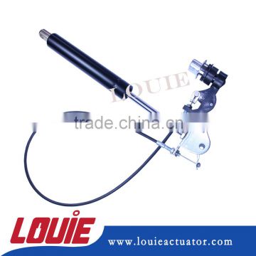 Lockable gas spring controlable gas spring