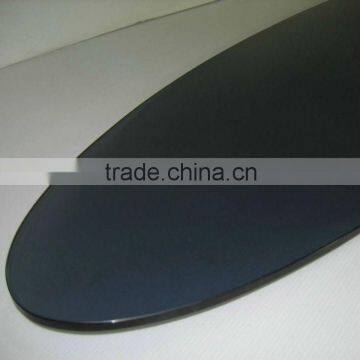 BSI 8mm black tempered glass dining table top