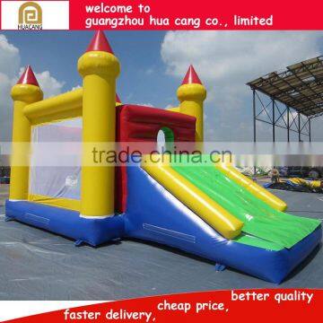 Large size castle theme durable inflable bouncer