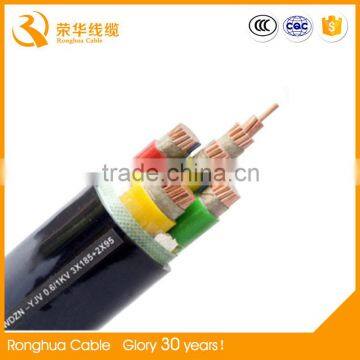 Low voltage XLPE insulated PVC Jacket Copper Conductor underground 5 core power cable