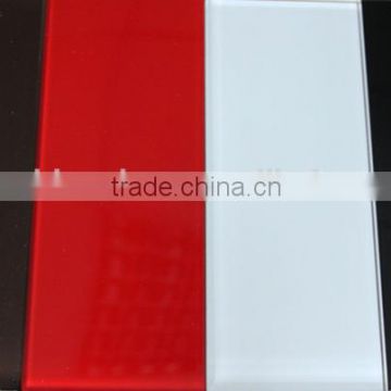 Tempered silkscreen printing glass with AS/NZS2208:1996, BS6206, EN12150 certificate