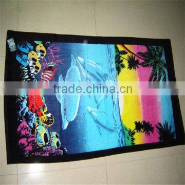 microfiber high quality sea animals stock towel wholesale