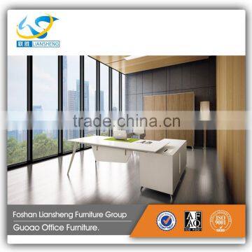 Factory customized design models of white home office desk WSGD-02