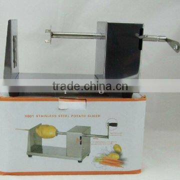 Stainless Steel Potato Twist Cutter Spiral Potato Chips Slicer Cutter