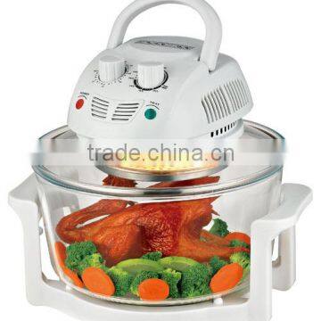 Round shape glass housing material multi cooker