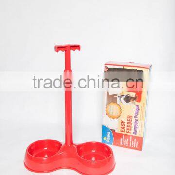 Best Seller Easy Feeder Double Plastic Pet Bowl photo-3