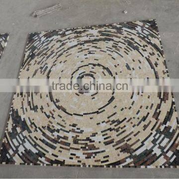 round marble mosaic marble arabic mosaic