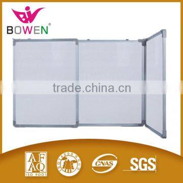 Folding magnetic white board Foldable fiexible dry erase board white board whiteboard cork board flip chart for school BW-V1