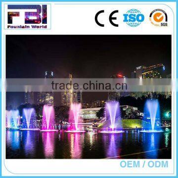 Floating Water Music Fountain Dancing Water Fountain Centerpiece