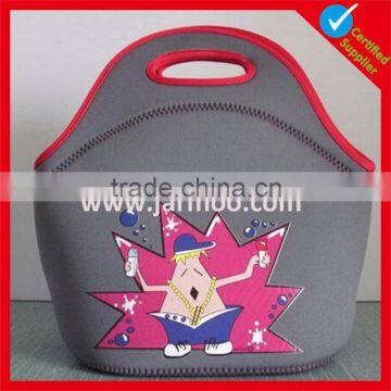 2016 new design neoprene custom personalized lunch bag