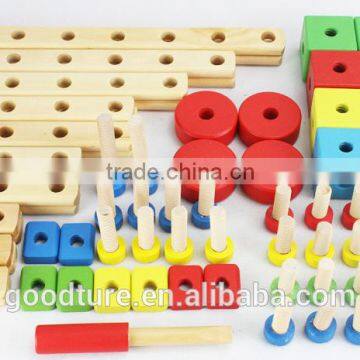 Multi Purpose Nut Combination 71 Pieces Intelligent DIY Wooden Toy photo-4
