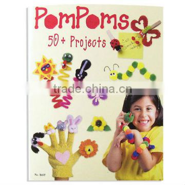 OEM Acceptable Real Manufacture Pompom DIY kids craft set