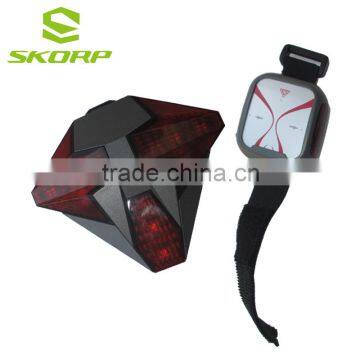 Newest Smart Wireless Control Rechargeable Bicycle Turn Signal LED Light