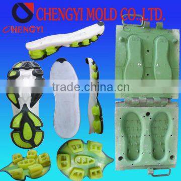 low price quick delivery rubber shoe sole cover insert molding pvc shoes heels jelly mould