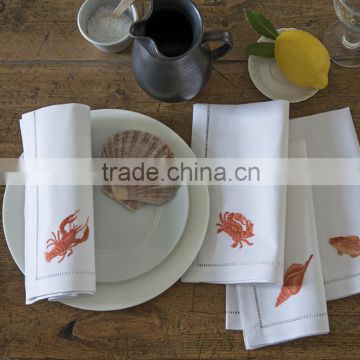 cotton embroidery napkin