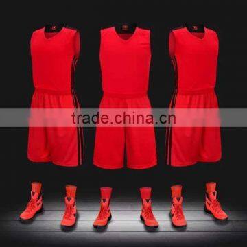 custom reversible basketball jerseys with numbers 100% polyester custom basketball singlets basketball vest