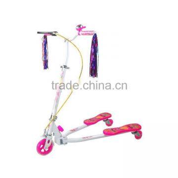 2015 fashion design child double pedal scooter