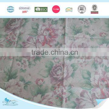 100% Cotton Downproof Flower Printed Fabric for Bedding